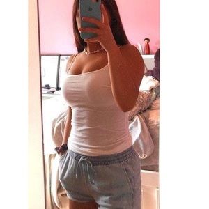 Aerie White Tank top